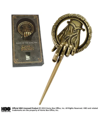 GAME OF THRONES - Broche La Main du Roi - vue principale