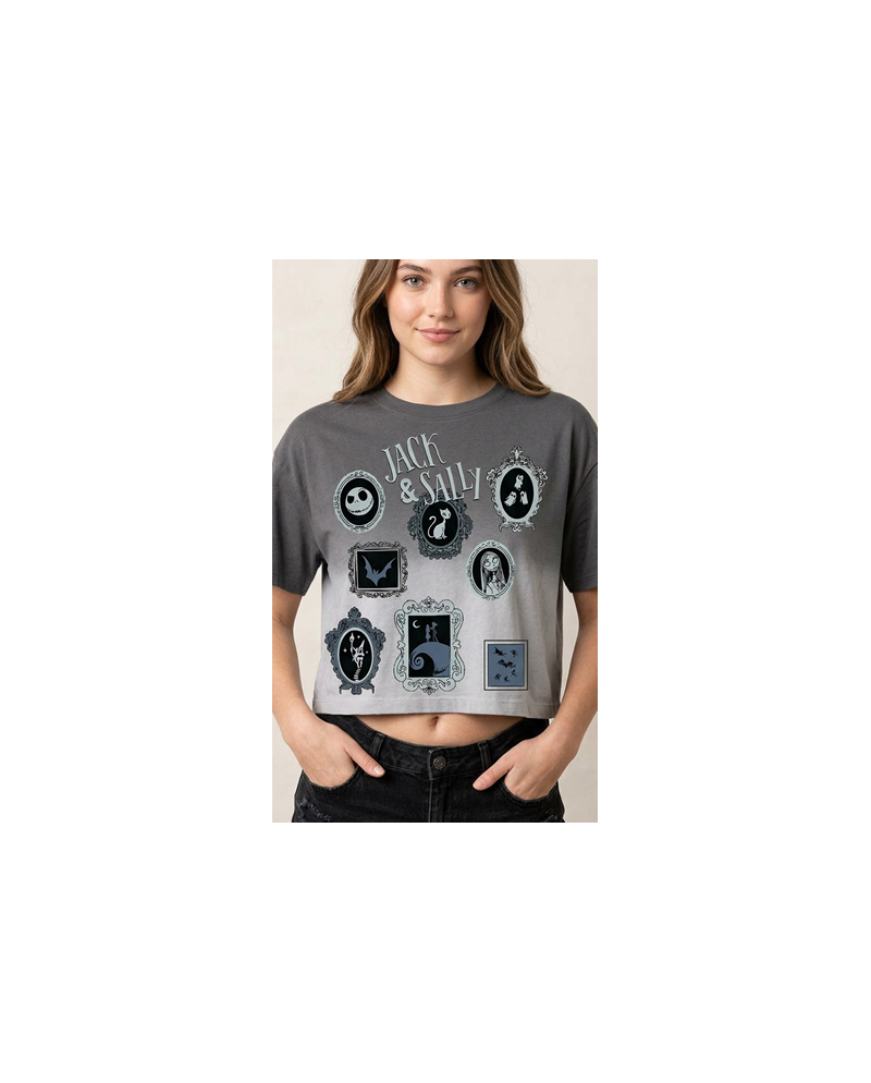 NBX - Jack & Sally - T-Shirt Crop Top Femme (XXL) - vue principale