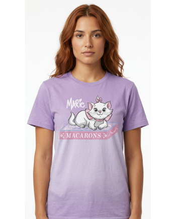 T-shirt femme Les Aristochats Marie Macarons taille XL