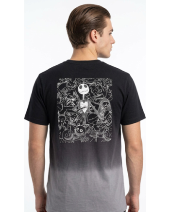 Visuel dos du t-shirt Jack Skellington Disney taille L