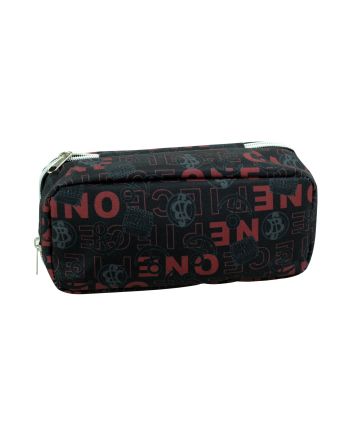 ONE PIECE - Trousse à Crayons Oval avec 2 Zippers - vue de face