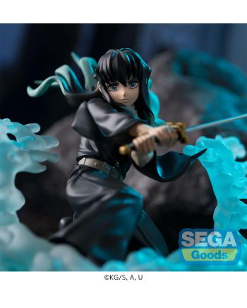 DEMON SLAYER - Muichiro Tokito - Figurine Xross Link 11cm - vue de profil