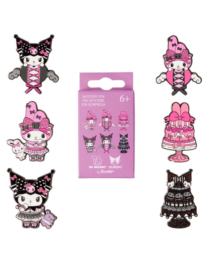SANRIO - My Melody And Kuromi - Funko Blind Box Enamel Pins - vue principale
