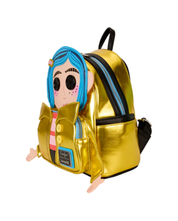 CORALINE - Poupée Cosplay - Mini Sac à Dos LoungeFly - vue de face