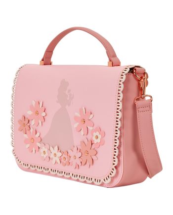 Sac bandoulière Loungefly Disney Princess Stained Glass vue de profil