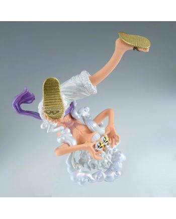 Figurine Monkey D. Luffy Gear 5 détail sculpture Banpresto
