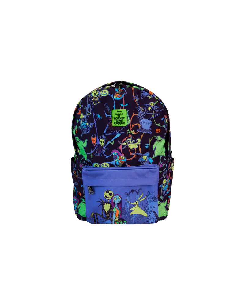 DISNEY - Nightmare Before Christmas - Nylon Backpack LoungeFly