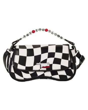 Sac bandoulière Loungefly Art the Clown Checkered Terrifier vue de face
