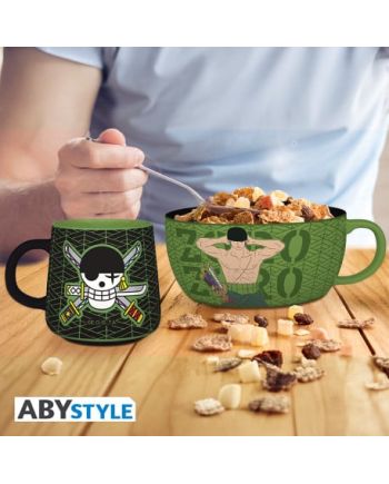ONE PIECE - Zoro - Set Petit Déjeuner Mug + Bol - vue principale