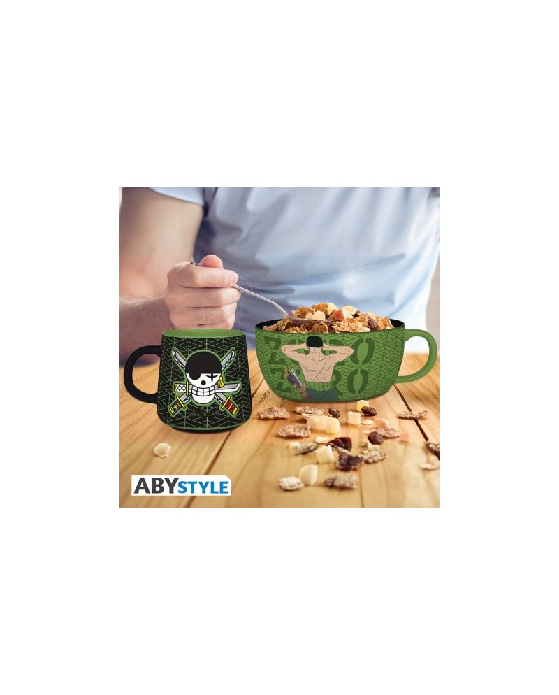 ONE PIECE - Zoro - Set Petit Déjeuner Mug + Bol - vue principale