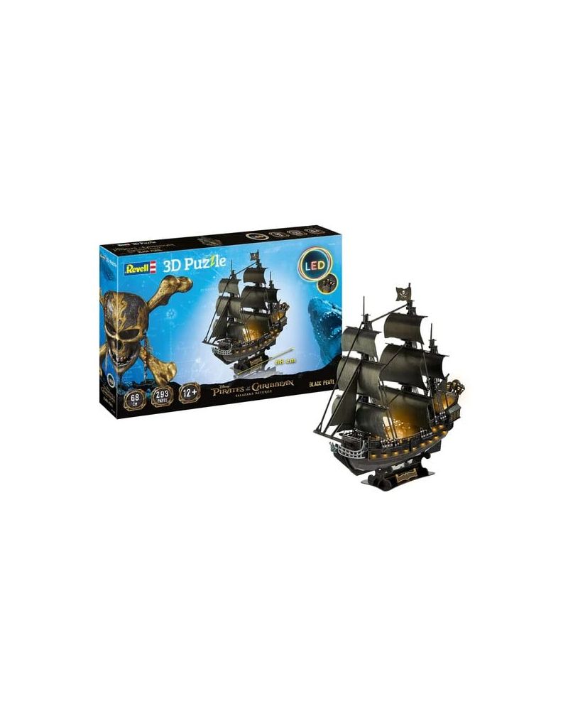 Puzzle 3D Black Pearl LED Edition Pirates des Caraïbes Revell
