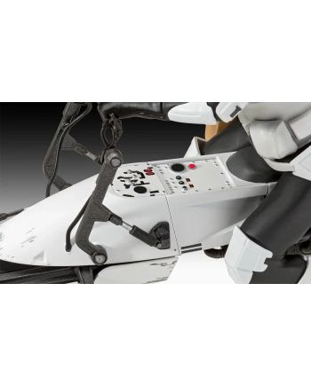 Maquette Star Wars Speeder Bike vue arrière