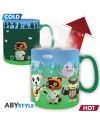 Mug thermoréactif Animal Crossing Bienvenue sur l'île 460ml vue face