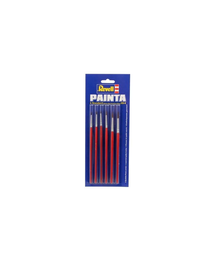 Blister Revell Painta contenant 6 pinceaux standard pour maquettisme