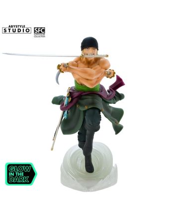 ONE PIECE - Zoro - Figurine SFC Phosphorescent 18cm - vue de profil