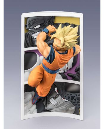DRAGON BALL Z - S.S.S.Goku Trail of Battles - Figuarts Zero 22cm - vue de profil