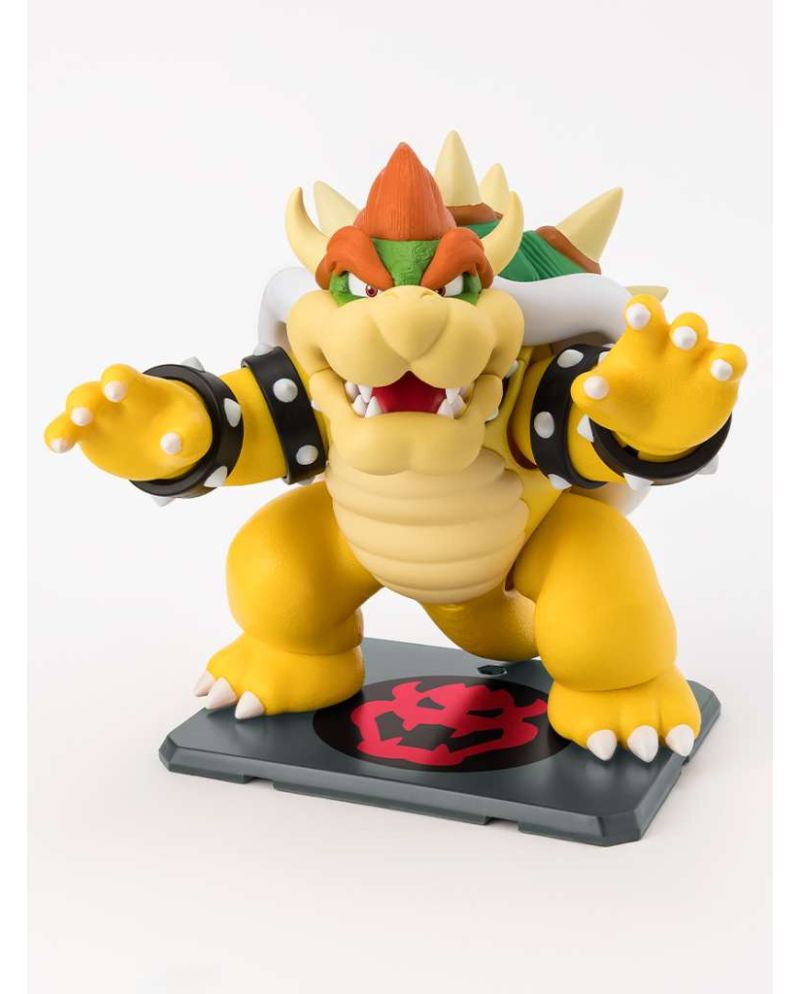 Figurine S.H. Figuarts Bowser Super Mario vue de face
