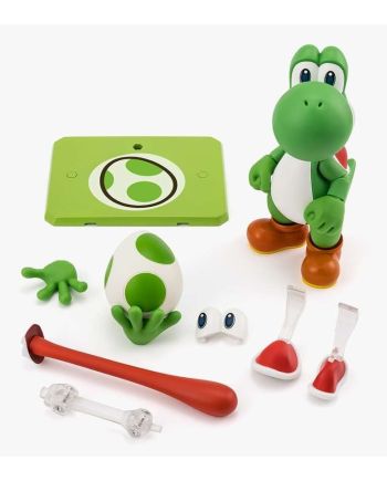 Détails et articulations de la figurine Yoshi S.H. Figuarts