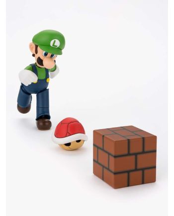 Figurine Luigi S.H. Figuarts vue arrière