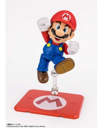 Figurine S.H. Figuarts Mario 10cm de face - Super Mario