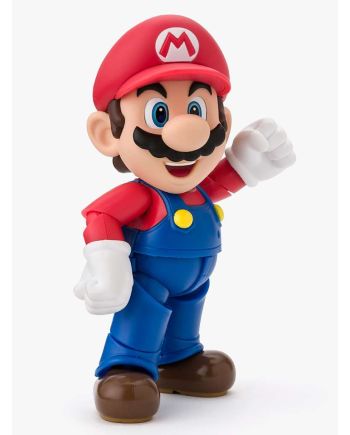 Figurine Mario S.H. Figuarts vue de profil - Bandai Tamashii Nations
