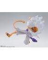 Figurine Luffy Gear 5 Bandai Tamashii Nations vue de profil