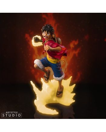 Figurine Luffy phosphorescente One Piece 16cm ABYstyle - vue face