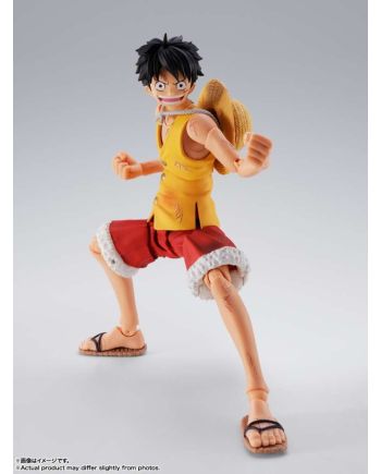 Figurine S.H. Figuarts Luffy Marineford One Piece de face