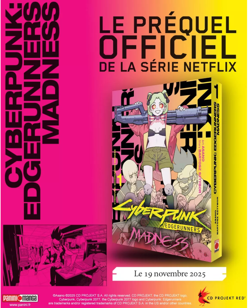 CYBERPUNK EDGERUNNER MADNESS - Tome 1 (Manga) - vue principale