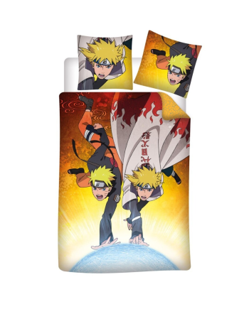 NARUTO - Minato & Naruto -Parure de lit 140x200cm - '100% microfibre' - vue principale
