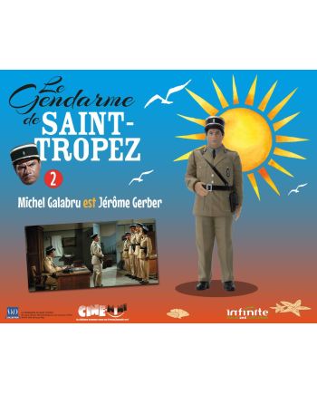 Figurine Jérôme Gerber Le Gendarme de Saint-Tropez de face