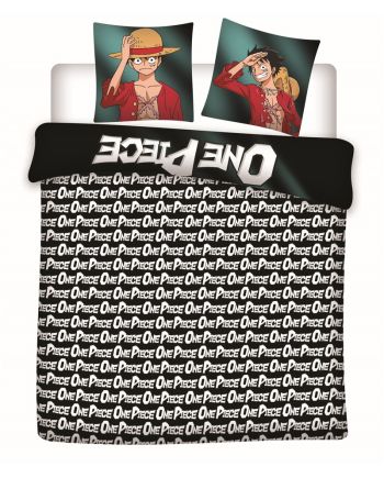 ONE PIECE - Parure de lit 240x220cm + 2x65x65cm - vue de face