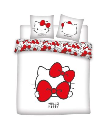 SANRIO - Parure de lit 240x220cm + 2x65x65cm - Hello Kitty - vue principale