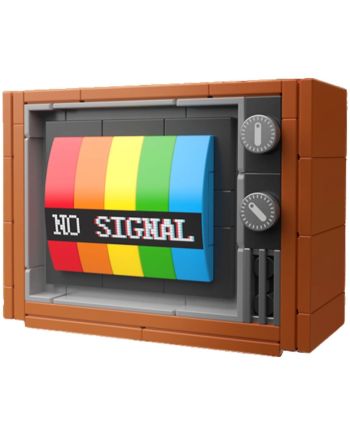 POP SERIES - Kit de Construction - Télévision Couleur 1970 - 132pc - vue principale