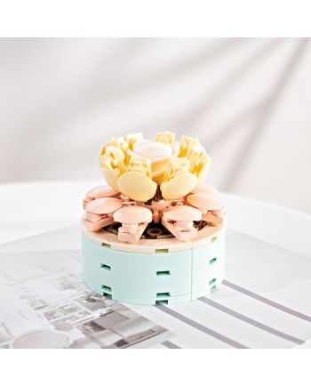 FOREVER FLOWERS Bricks Succulent - modèle succulente en briques