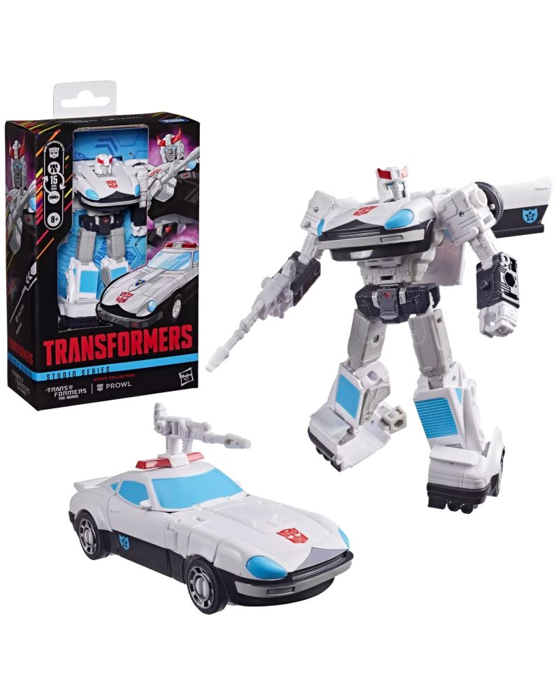 Figurine Transformers Prowl Deluxe Class 12,5 cm de face
