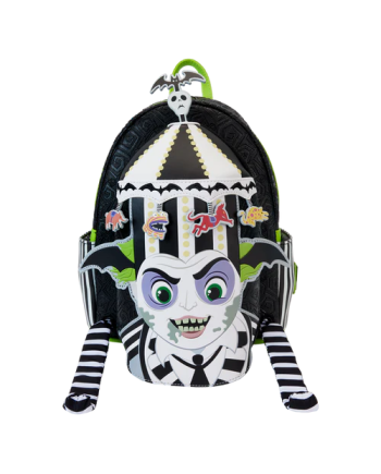 BEETLEJUICE - Carousel Light Up - Mini Sac à Dos LoungeFly - vue de face