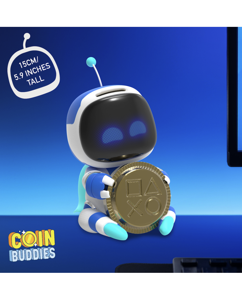 Tirelire ASTRO BOT 3D en forme de personnage Playstation avec effet sonore