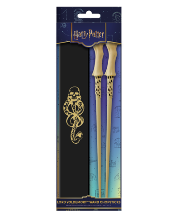 Vue détaillée de la baguette magique Lord Voldemort