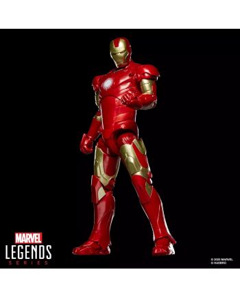 Figurine Iron Man Mark III Marvel Legends Series 15cm de face