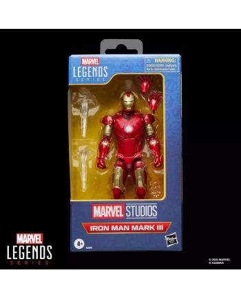 Figurine Iron Man Mark III Hasbro vue de profil