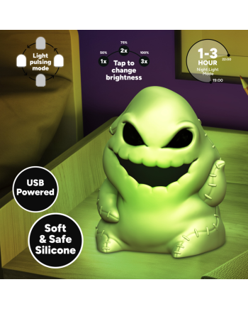 NBX - Oogie Boogie - Lampe Décorative 'SquishyGlo' Rechargeable - vue principale