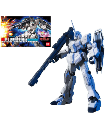 GUNDAM - HGUC Unicorn RX-0 Unicorn Mode - Model Kit - vue principale