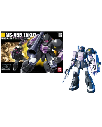 GUNDAM - HGUC 1/144 MS-05B Zaku 1 - Model Kit - vue principale