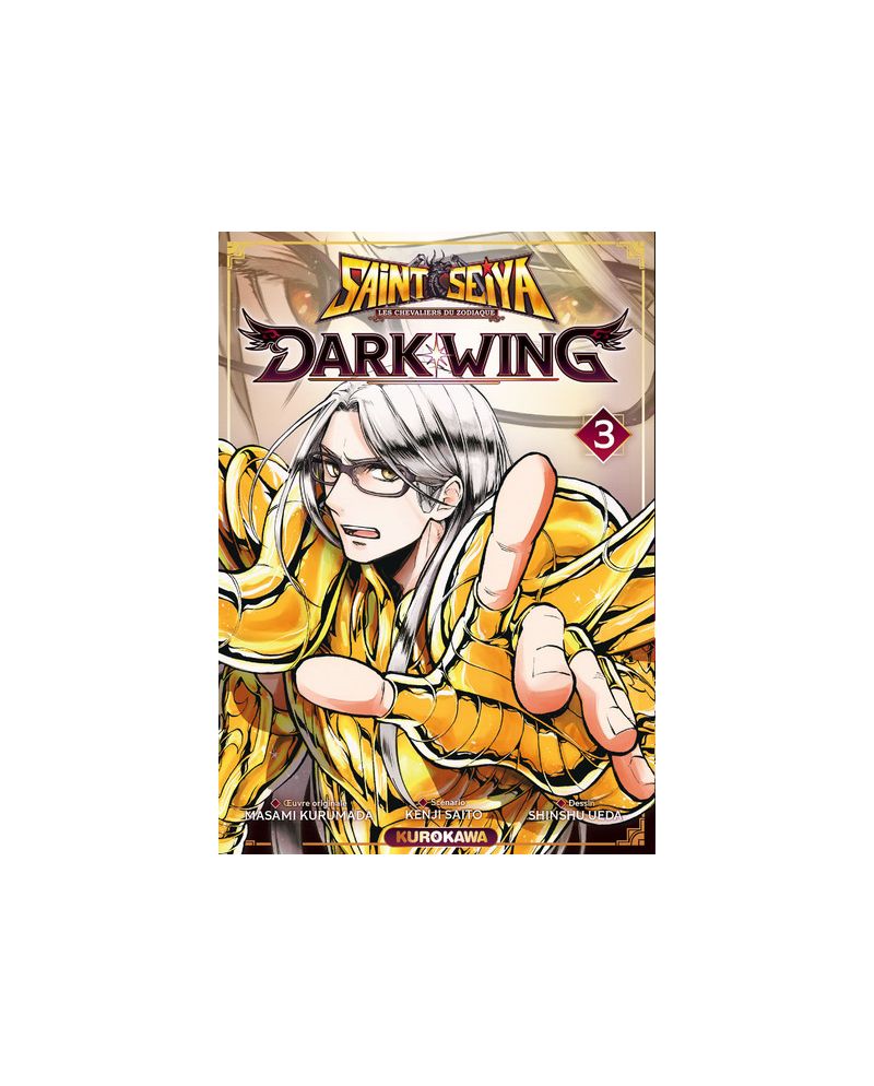 Couverture du manga Saint Seiya Dark Wing Tome 3, licence Chevaliers du Zodiaque