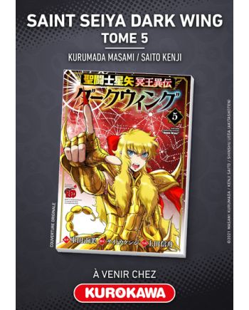 Couverture du manga Saint Seiya Dark Wing Tome 5 - Chevaliers du Zodiaque