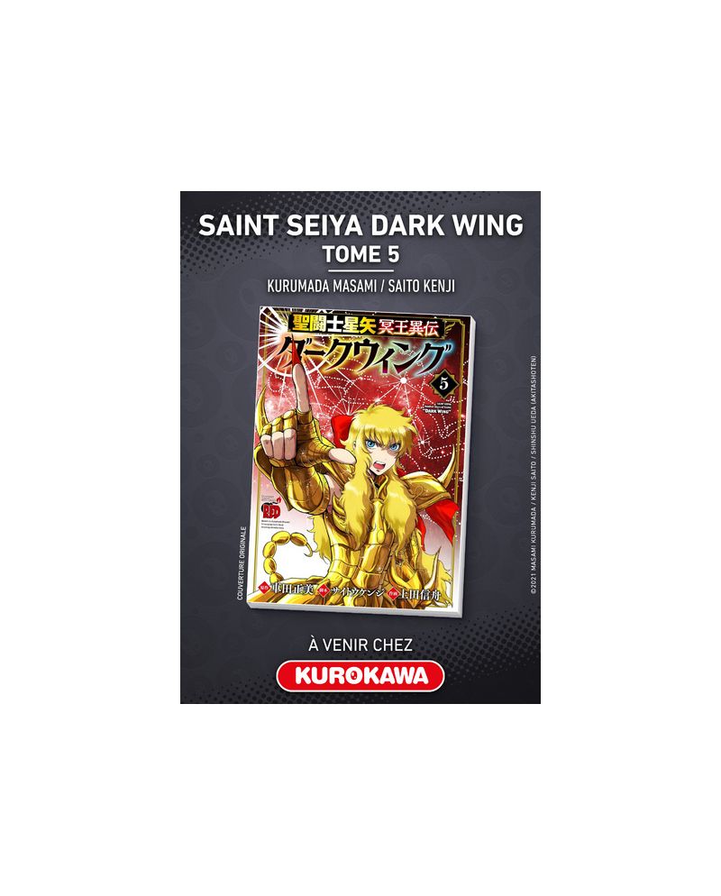 Couverture du manga Saint Seiya Dark Wing Tome 5 - Chevaliers du Zodiaque