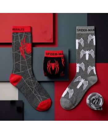 MARVEL - Spider-Man - Pack de 3 Paires de Chaussettes (Taille 38-45) - vue de detail