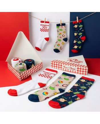 PIXAR - Toy Story - Pack de 3 Paires de Chaussettes (Taille 38-45) - vue de detail