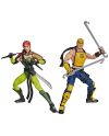 G.I. JOE - Ninja Force Scarlett & T'Jbang -Fig. Classified Series 15cm - vue de face
